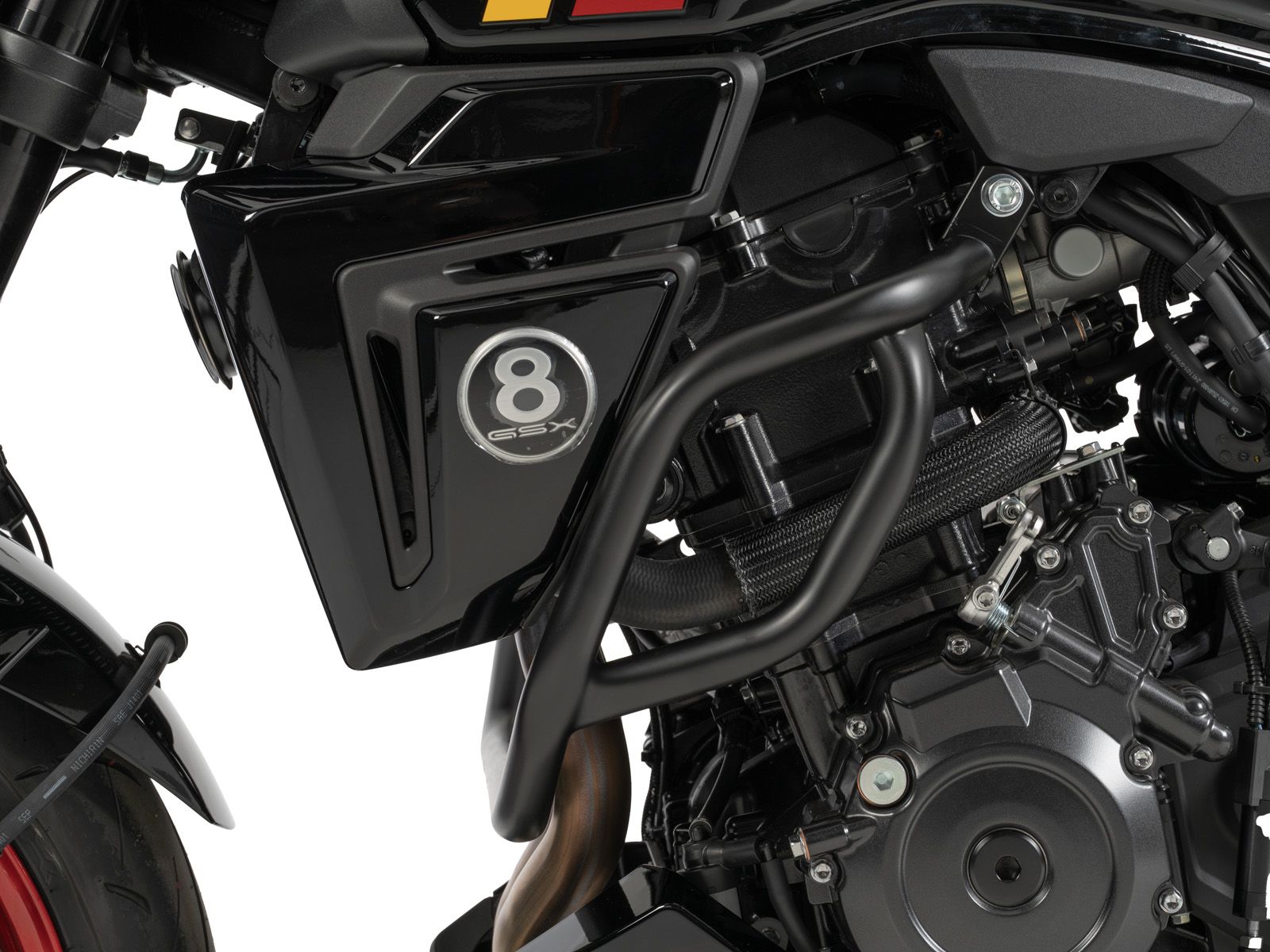 Motorbeschermer zwart voor Suzuki GSX-8TT (25-) Hepco & Becker