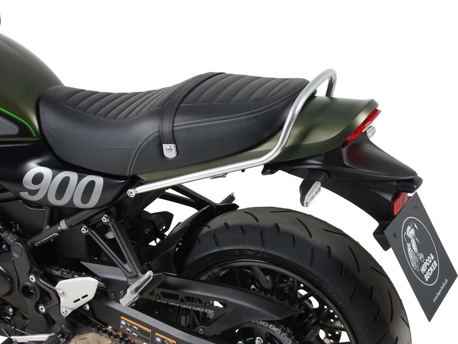 Passagiershandgreep zwart voor Kawasaki Z 900 RS /SE /Black Ball Edition (26-) Hepco & Becker