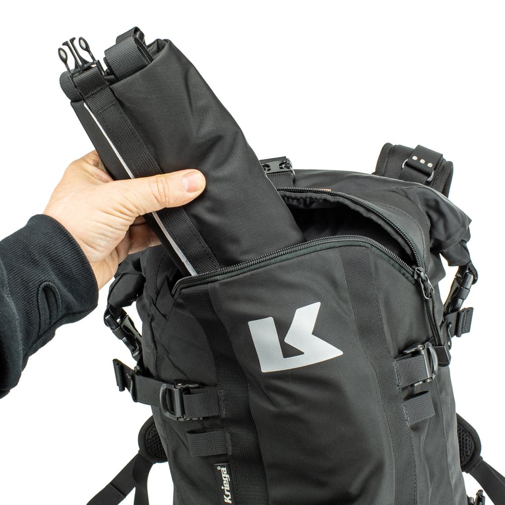 Kriega Rollpack 20 liter - zwart