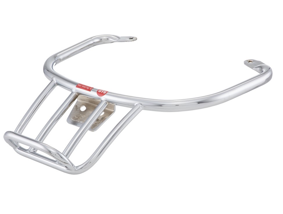 Bagagerek / duohandgreep achter 70's voor Vespa GTS/GTV/GT 125-300ccm 4T LC, chroom