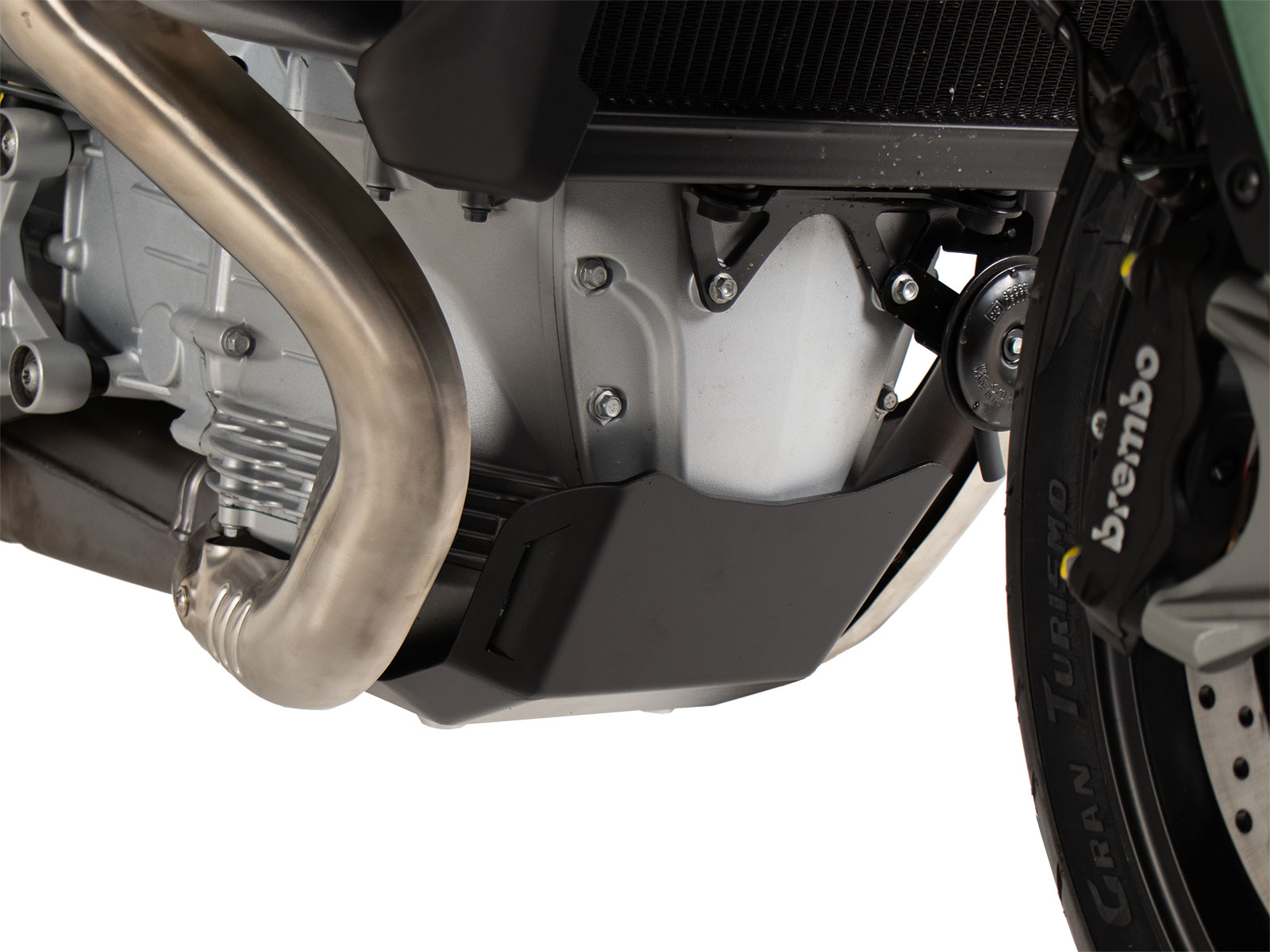 Boegspoiler zwart voor Moto Guzzi V100 Mandello Hepco & Becker