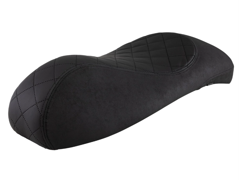 Sportzadel "Black Editiont" voor Vespa GTS/GTS Super/GTV 125-300ccm (14-), zwart gewatteerd