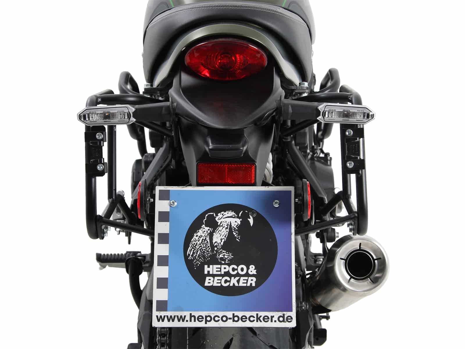 Zijkofferhouder Lock-it zwart voor Kawasaki Z 900 RS /Black Ball Edition (26-) Hepco & Becker