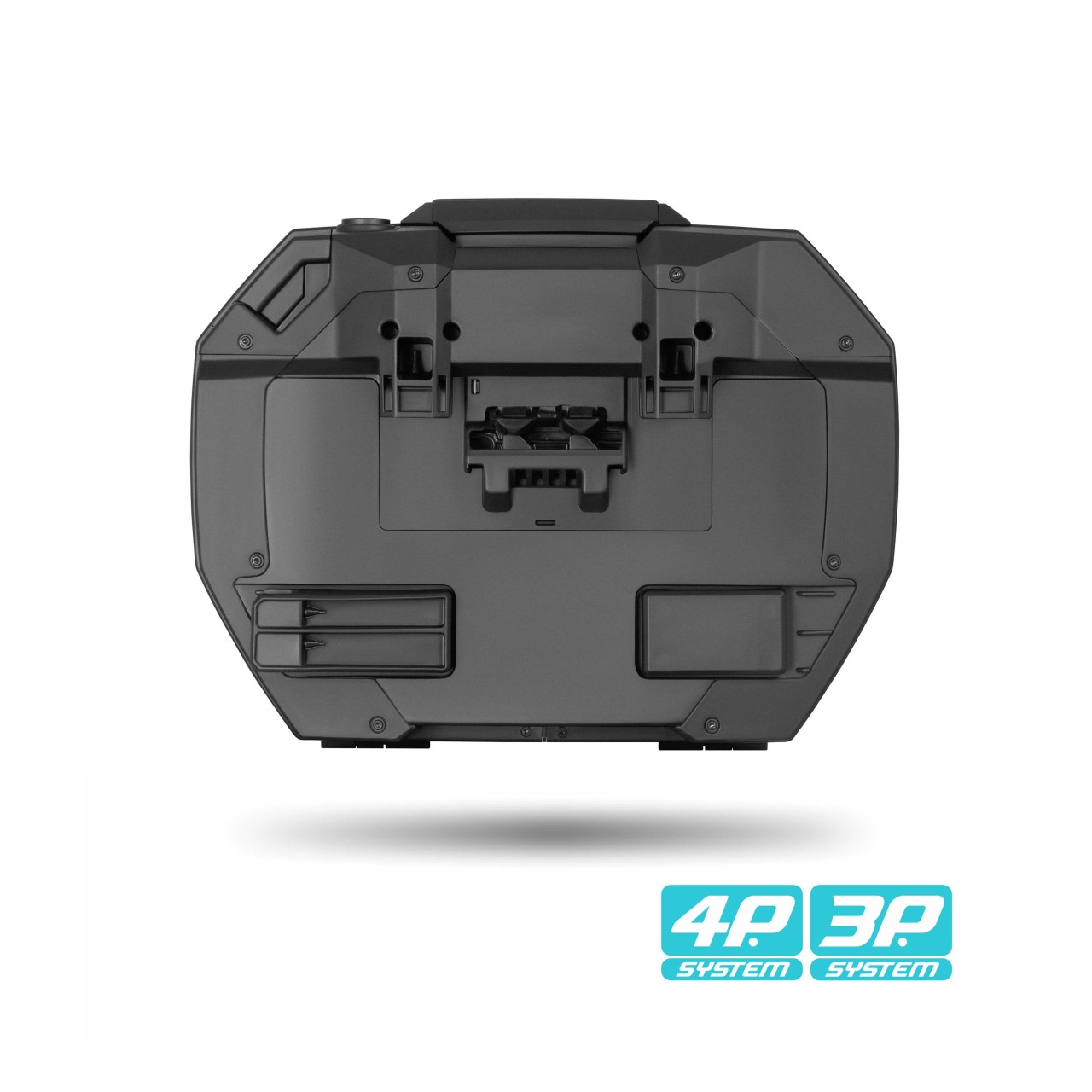 Shad zijkofferset SH38X, uitbreidbaar, carbonlook / zwart, 38 l