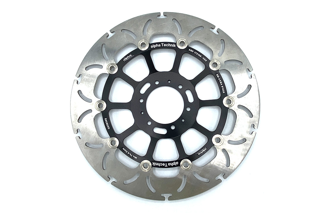 alpha Technik Bremsscheibe Omega-Design ABD33, vorne für Honda CB 1100,  VFR 800, XL1000