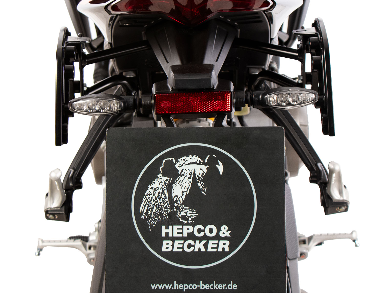 C-Bow zijdrager zwart voor Aprilia Tuono 660 Factory (2022-) Hepco & Becker