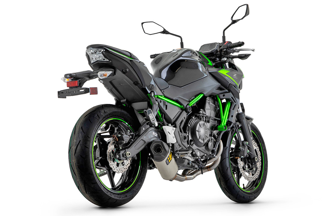 ARROW Auspuffanlage INDY RACE  Aluminium für Kawasaki Z650 und Ninja 650 Modelljahr 2021-