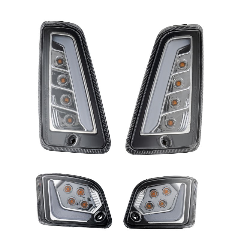 Knipperlichtset voor & achter voor Vespa GTS/GTS Super/GTV 125-300cc, helder