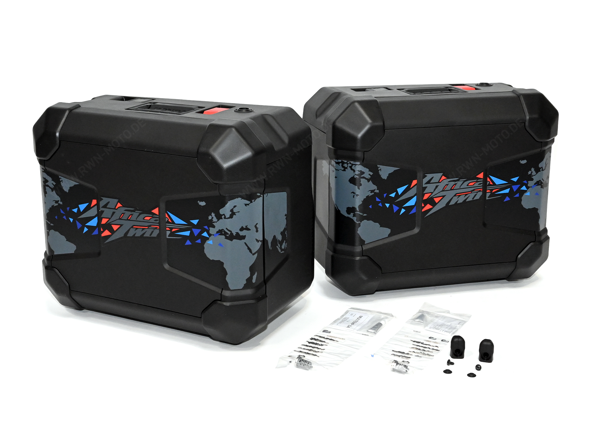 Zijkofferset met designstickers voor Honda CRF 1100 Africa Twin (24-) Origineel