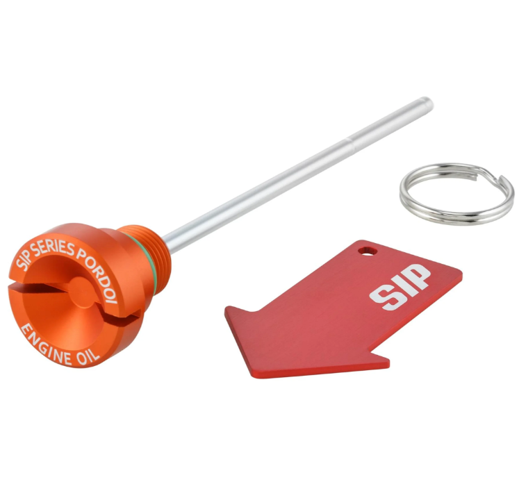 Olievuldop motorolie voor Vespa LX/S 3V d.w.z. 125-150ccm 4T AC, mat oranje