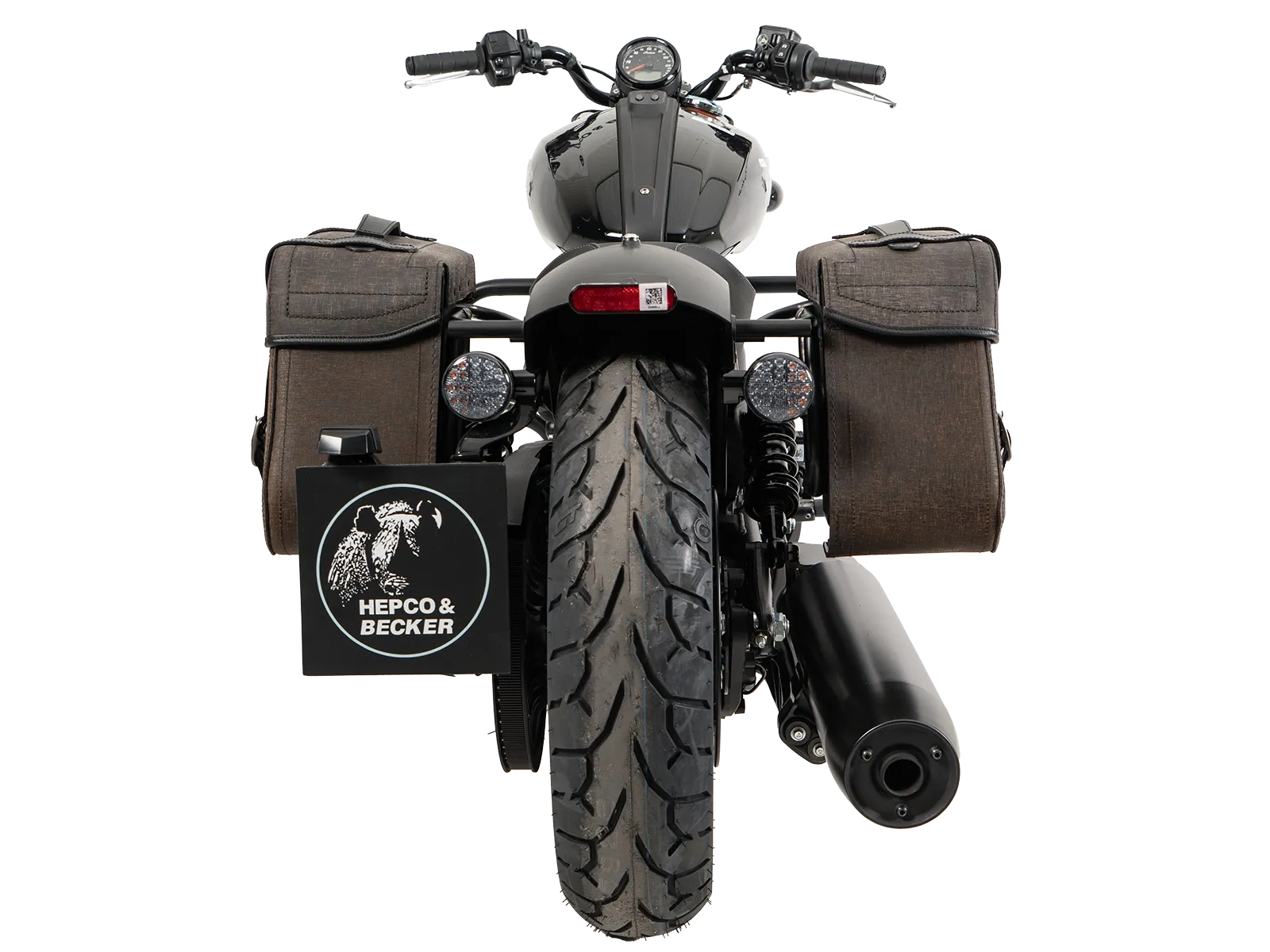 Kniptassenset bruin incl. houder voor Indian Scout Sixty Bobber (25-) Hepco & Becker