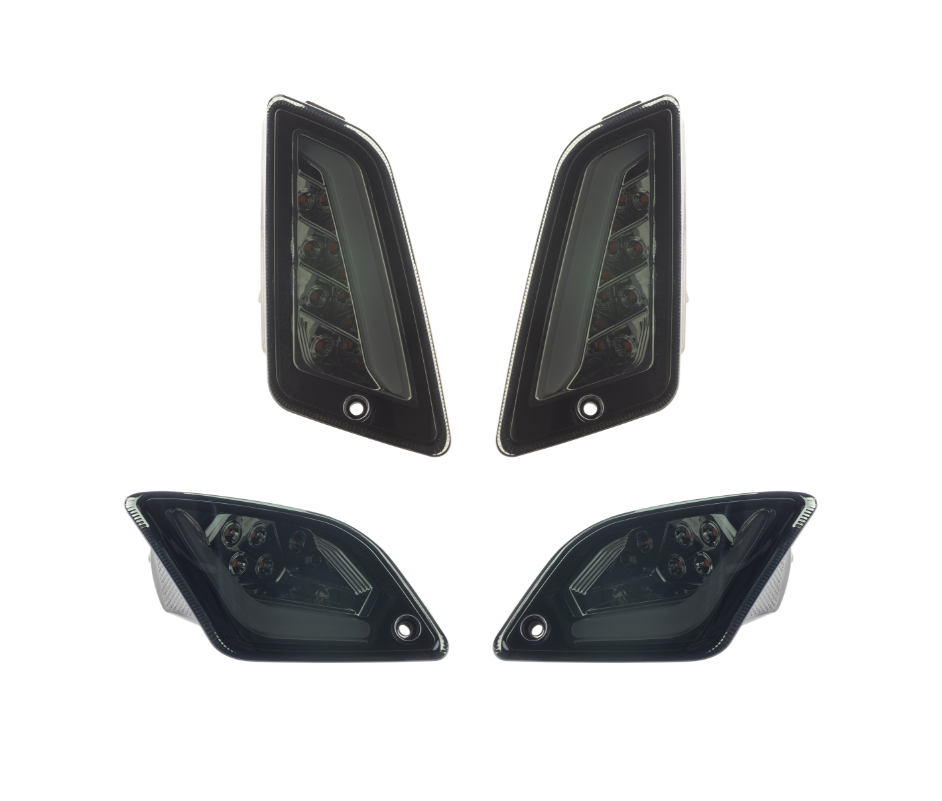 Knipperlichtset voor & achter voor Vespa GTS/GTS Super/GTV 125-300cc, getint