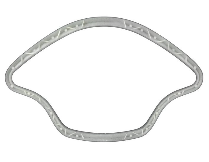 Decoratieve ring snelheidsmeter voor Vespa Primavera/Sprint/Elettrica 50-150ccm 2T/4T AC, mat zwart
