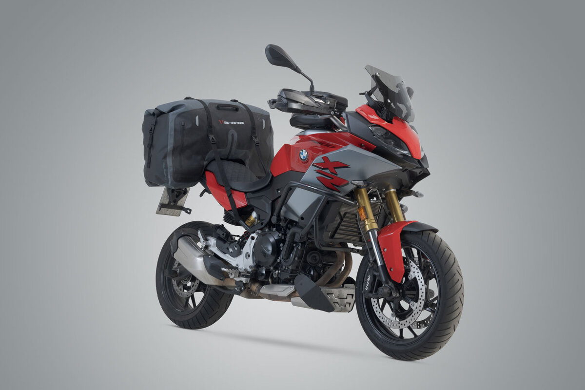 SW-Motech Drybag 700 achtertas voor Kawasaki KLE 300 Versys-X ABS, LE300C, zwart/grijs - SW Motech