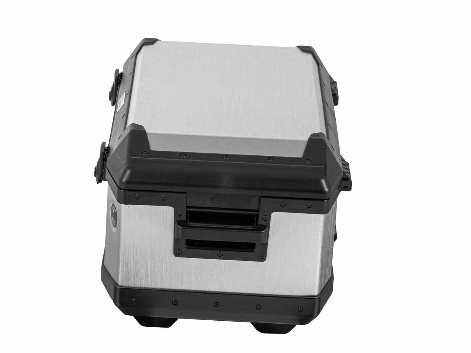 Aluminium topkoffer Xplorer 60 liter zilver Hepco & Becker