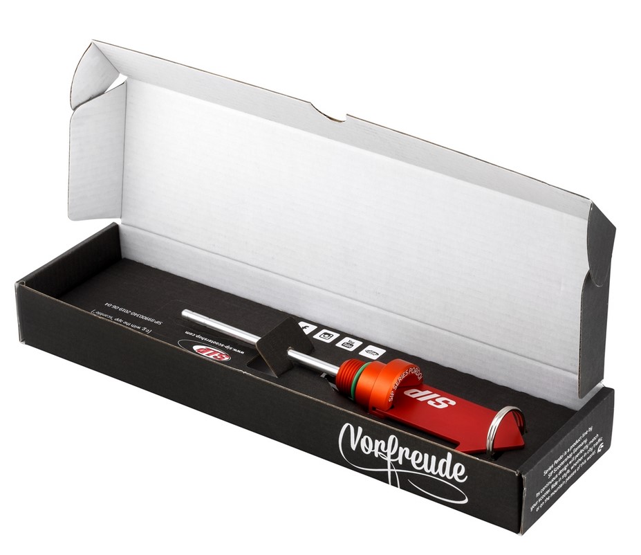 Olievulplug motorolie voor Vespa GTS/GTS Super/GTV 300cc HPE, mat oranje