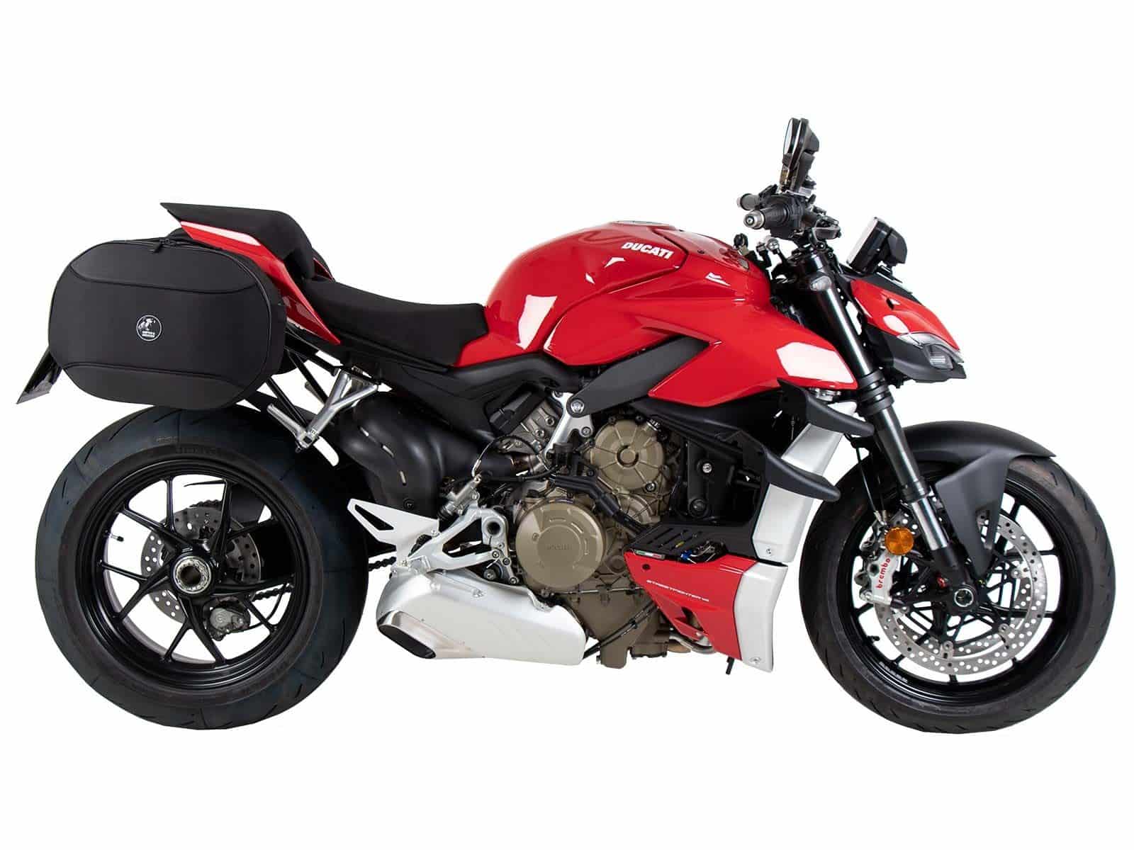 C-Bow zijdrager zwart voor Ducati Panigale V4 /S /R (18-24) Hepco & Becker