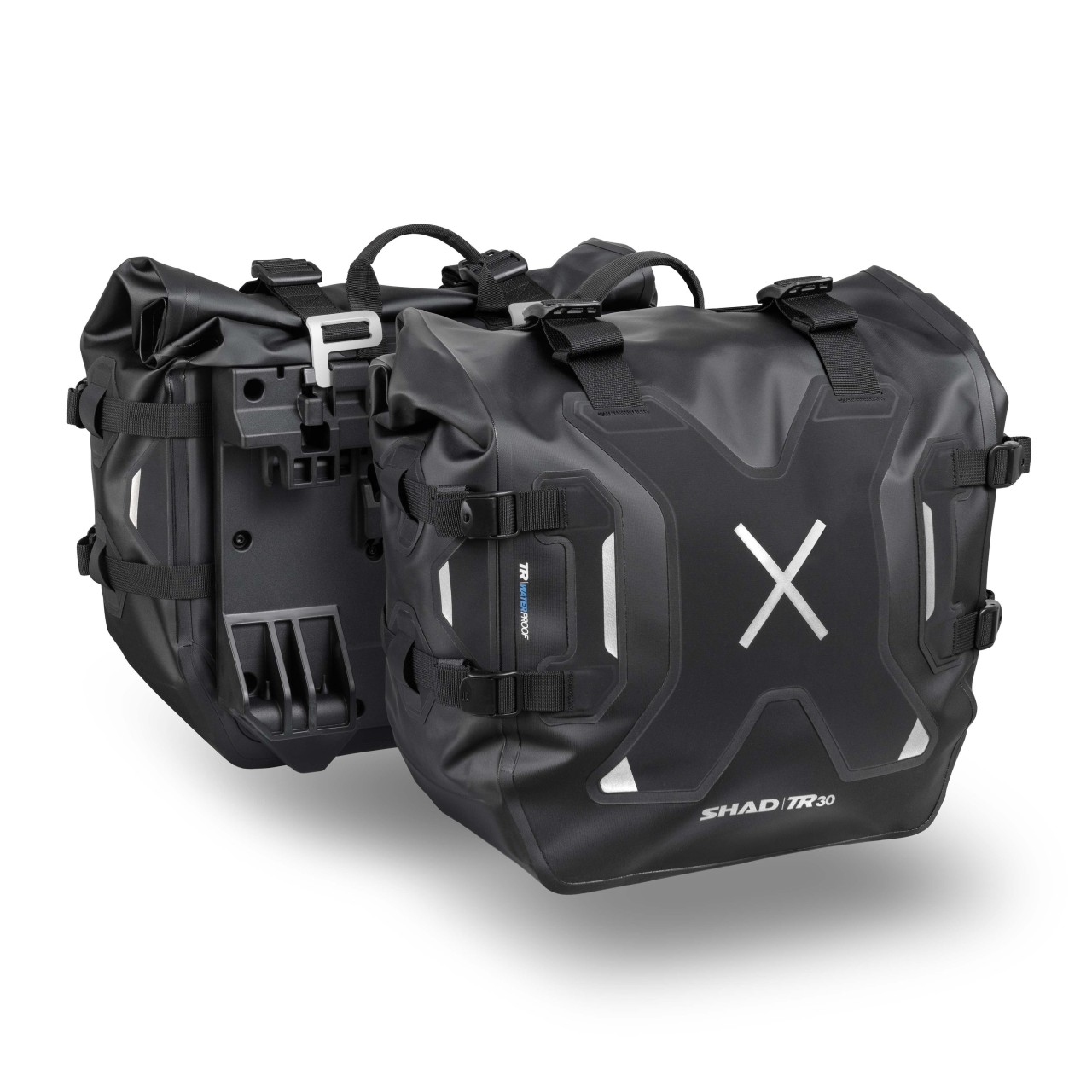 Shad-zijtassen set TR30, zwart, 30 l