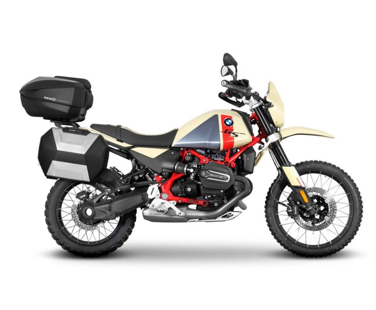 Shad-topkofferhouder, zwart gelakt, voor BMW R 12 G/S (25-)