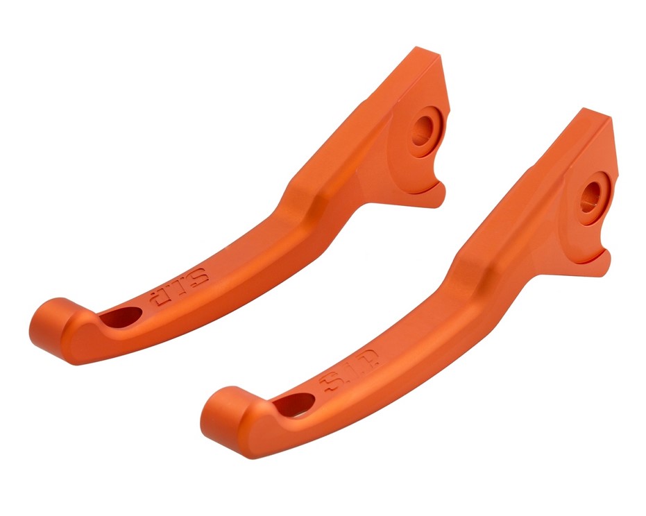 Sport remhendelset Shorty voor Vespa, rechts en links, mat oranje