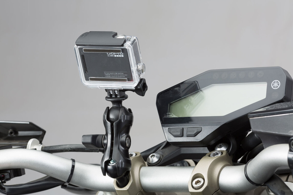 SW-Motech GoPro camera kit. Incl. 1" kogel, klemarm, met GoPro bevestiging