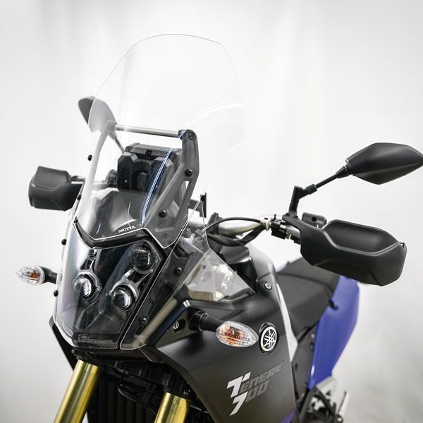 Extra hoog windscherm blank voor Yamaha Ténéré 700 (19-24)