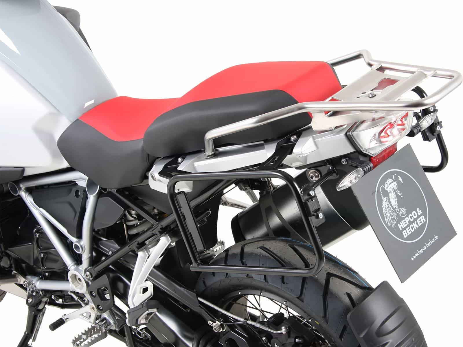 Zijkofferhouder Lock-it zwart voor BMW R 1250 GS Adventure (19-24) Hepco & Becker
