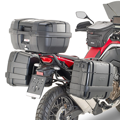 Zijtas drager PL ONE-FIT MONOKEY koffer voor Honda CRF1100L Africa Twin (Bj.20-23) Givi