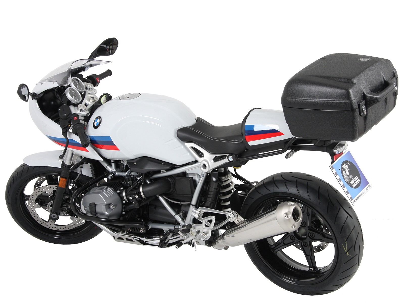 Easyrack topkoffer zwart voor R nineT Racer (17-20) Hepco & Becker