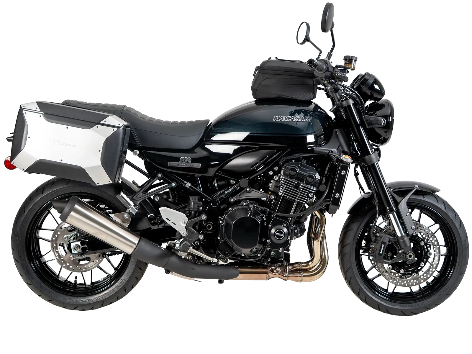 C-Bow zijdrager zwart voor Kawasaki Z 900 RS /Black Ball Edition (26-) Hepco & Becker
