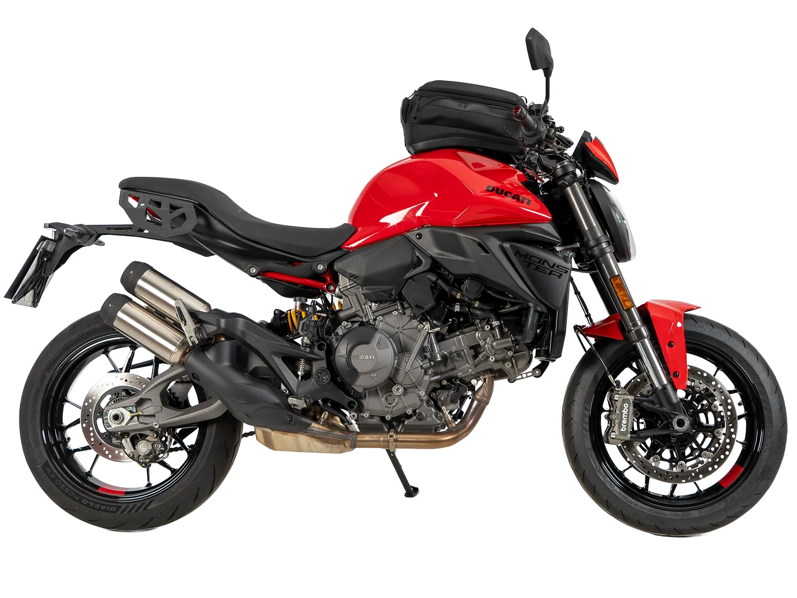 Afstandhouder Luggage Guard zwart voor Ducati Monster 890 / + (26-) Hepco & Becker