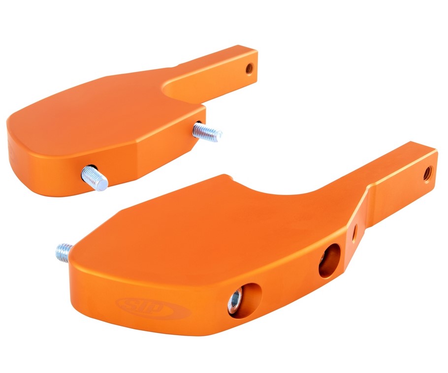 Voetsteun adapter achterbank voor Vespa GTS/GTS Super/GTV/GT 60/GT/GT L 125-300cc, mat oranje