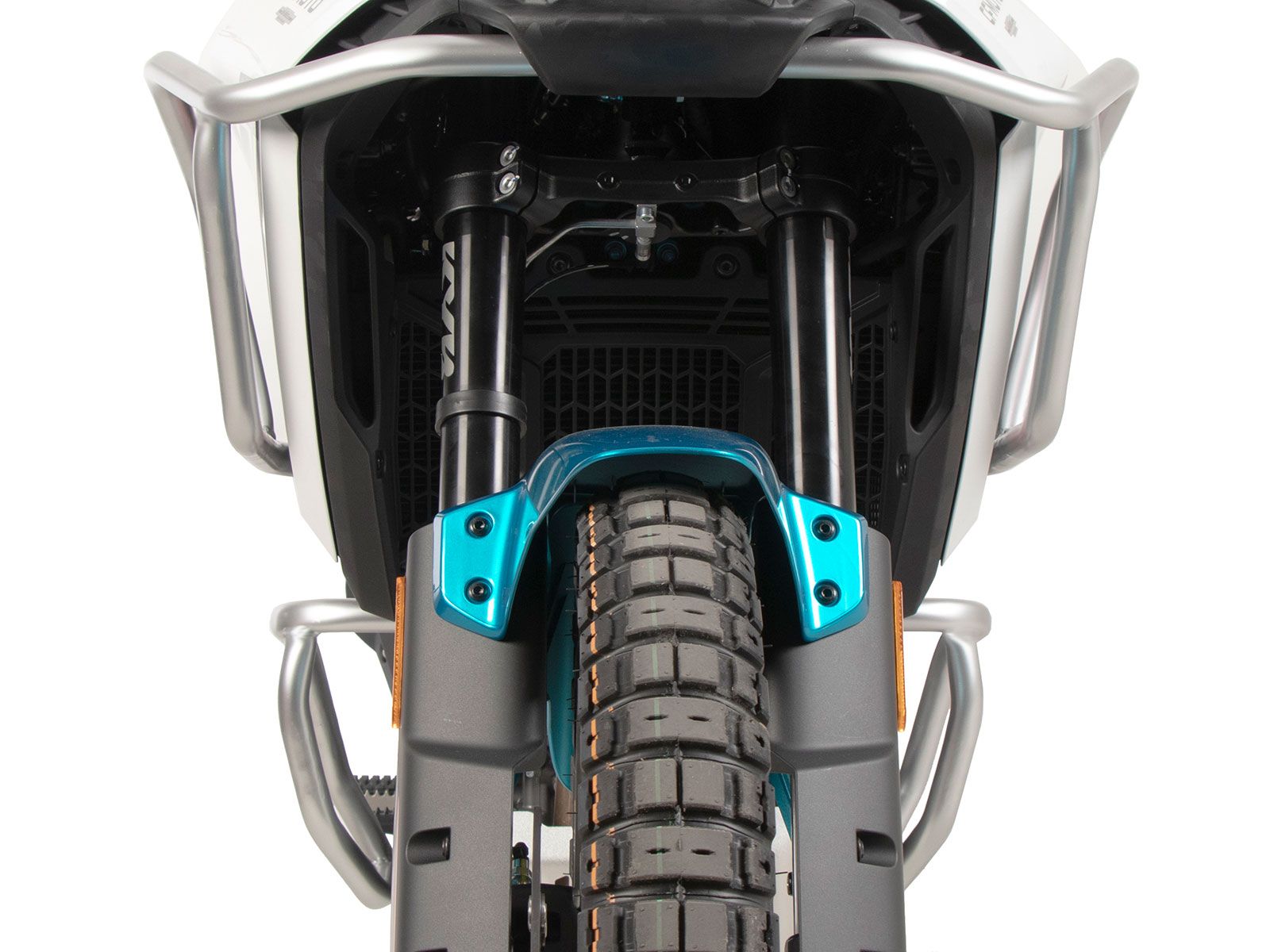 Motorbeschermer zilver voor CFMoto 450 MT (24-) Hepco & Becker