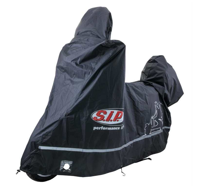 Vouwgarage Outdoor PREMIUM 2.0 voor Vespa GTS/GTV/GT, maat XL, zwart