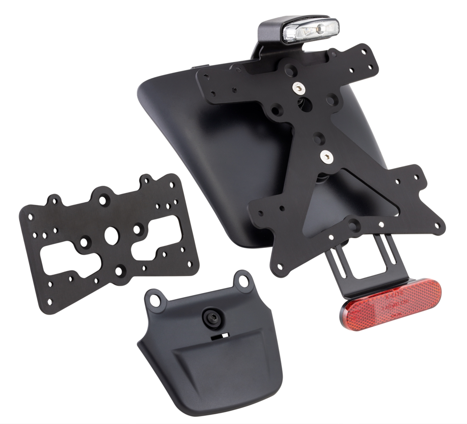 Nummerplaathouder achterlicht RIZOMA voor Vespa GTS/GTS Super/GTV/GT 60/GT L 125-300cc 4T LC