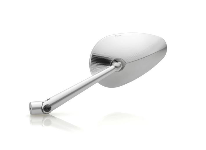 Spiegel RIZOMA "RADIAL RS" links of rechts voor Vespa, zilver geanodiseerd