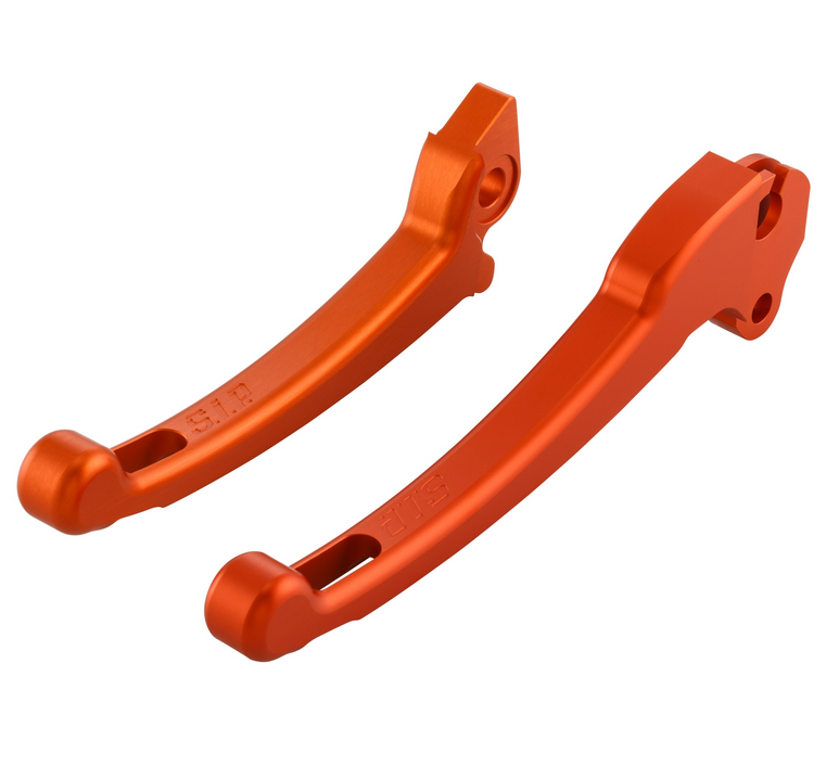 Sport hendelset koppeling/rem voor Vespa PX 125 -150cc, HBZ Hengtong, rechts/links, mat oranje