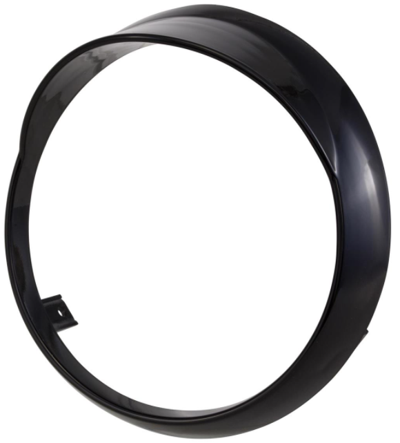 Lamp ring voor Vespa Primavera 50-150cc 2T/4T, glanzend zwart
