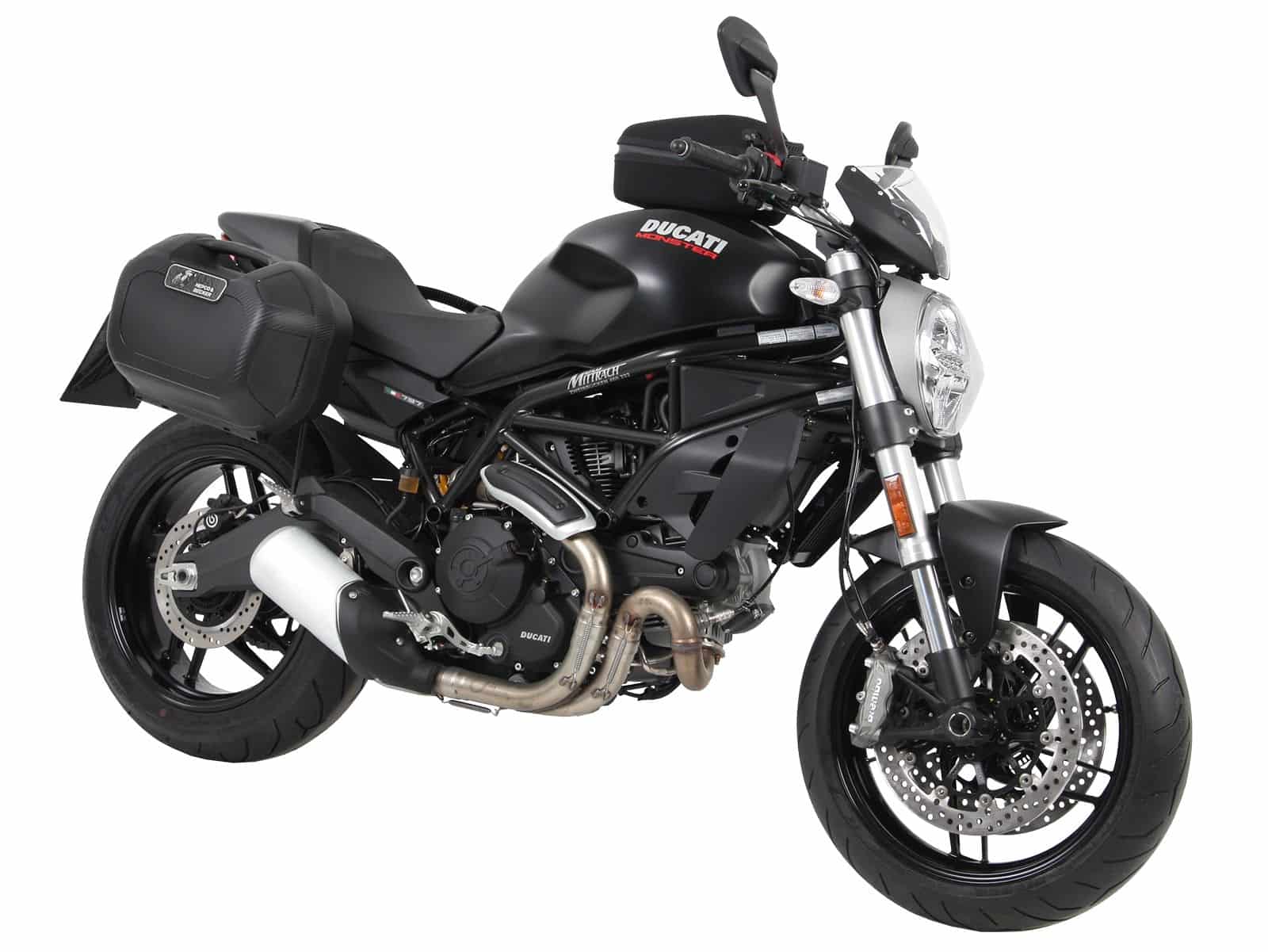 C-Bow zijdrager zwart voor Ducati Monster 797 (17-20) Hepco & Becker