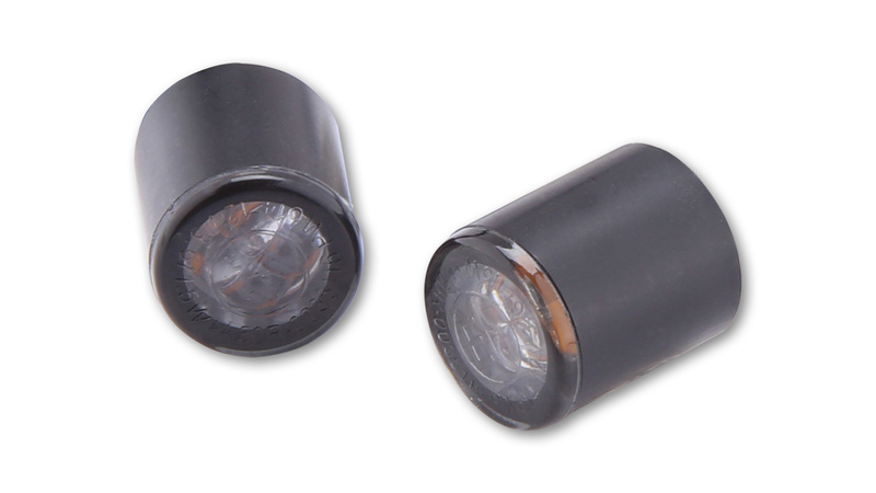 HIGHSIDER pro Proton module LED knipperlicht/positielicht zwart/getint 2in1, E-keurmerk (paar)