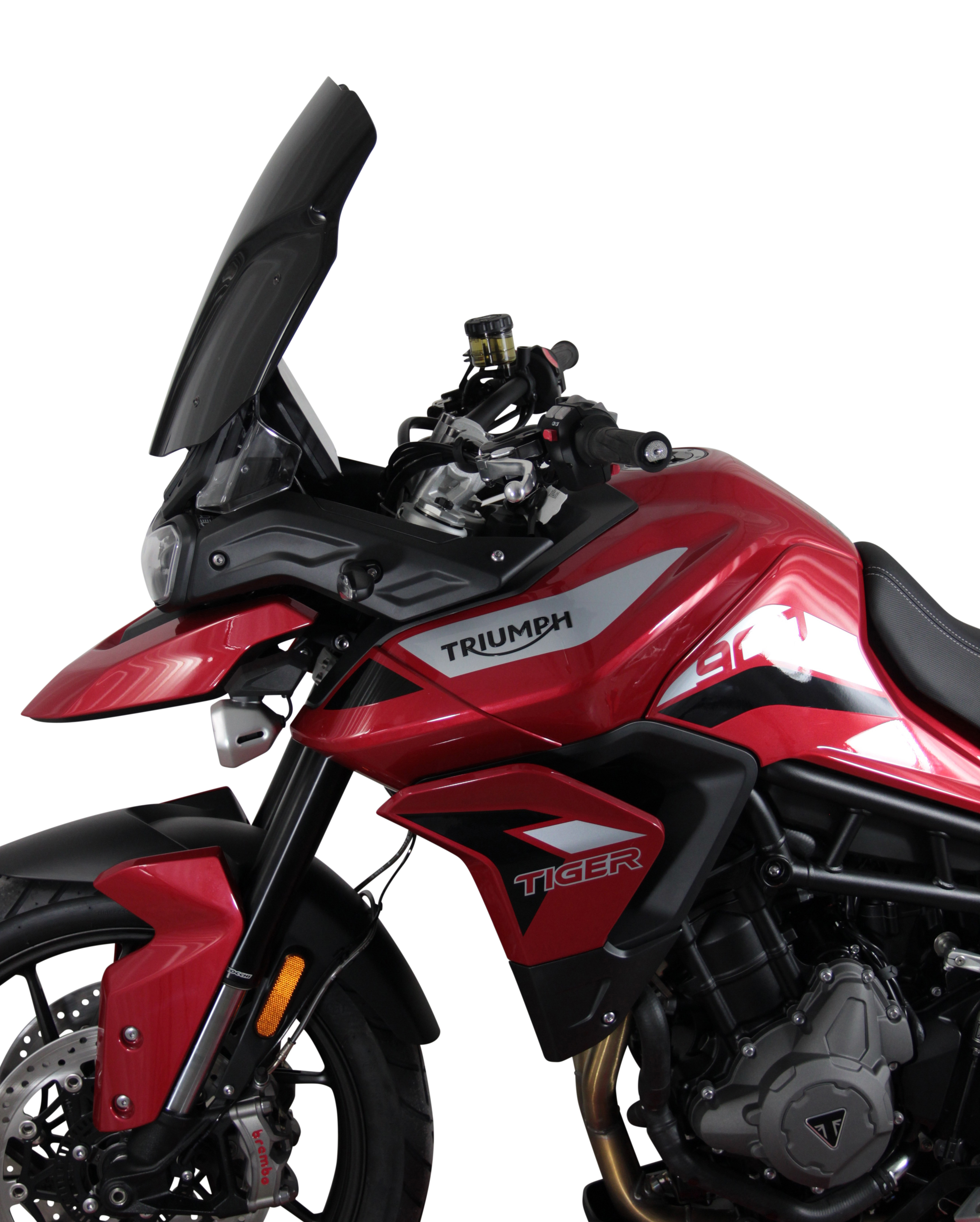 Touring windscherm MRA "TM" voor TRIUMPH TIGER 900 /GT PRO (Bj.19-) - Rookgrijs