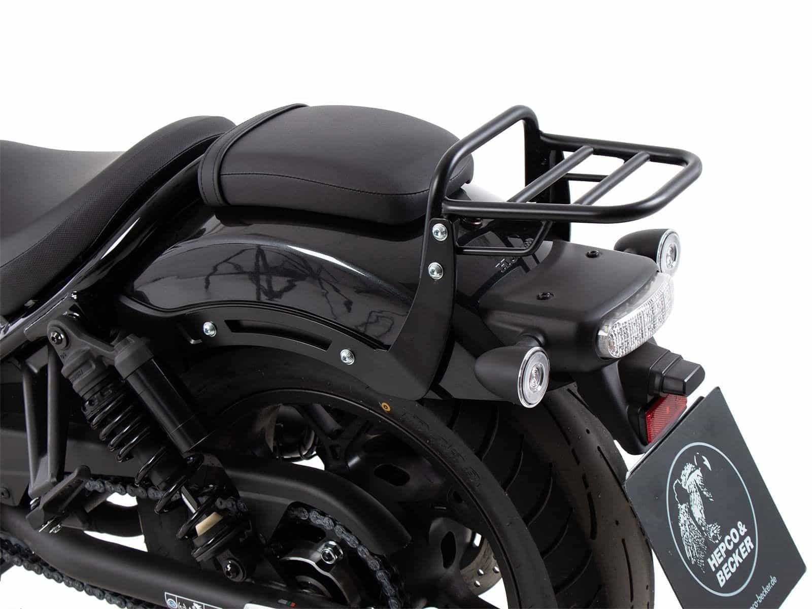 Buisvormig bagagerek zwart voor Honda CMX 500 Rebel (17-) Hepco & Becker