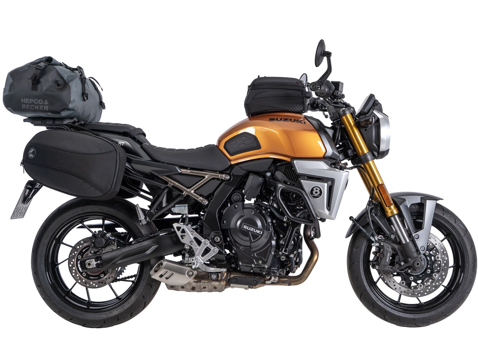 C-Bow zijdrager zwart voor Suzuki GSX-8T (25-) Hepco & Becker