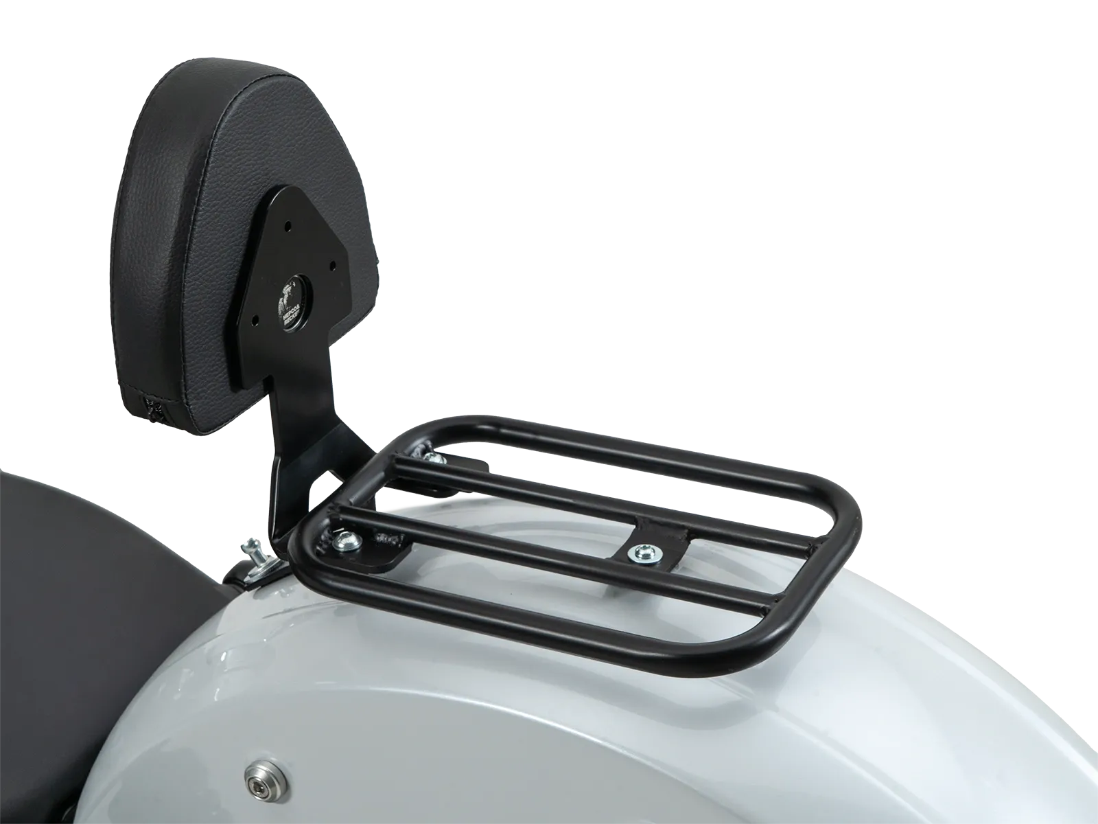Rugsteun ruiter met vulling zwart voor Indian Scout Classic 1250 (25-) Hepco & Becker