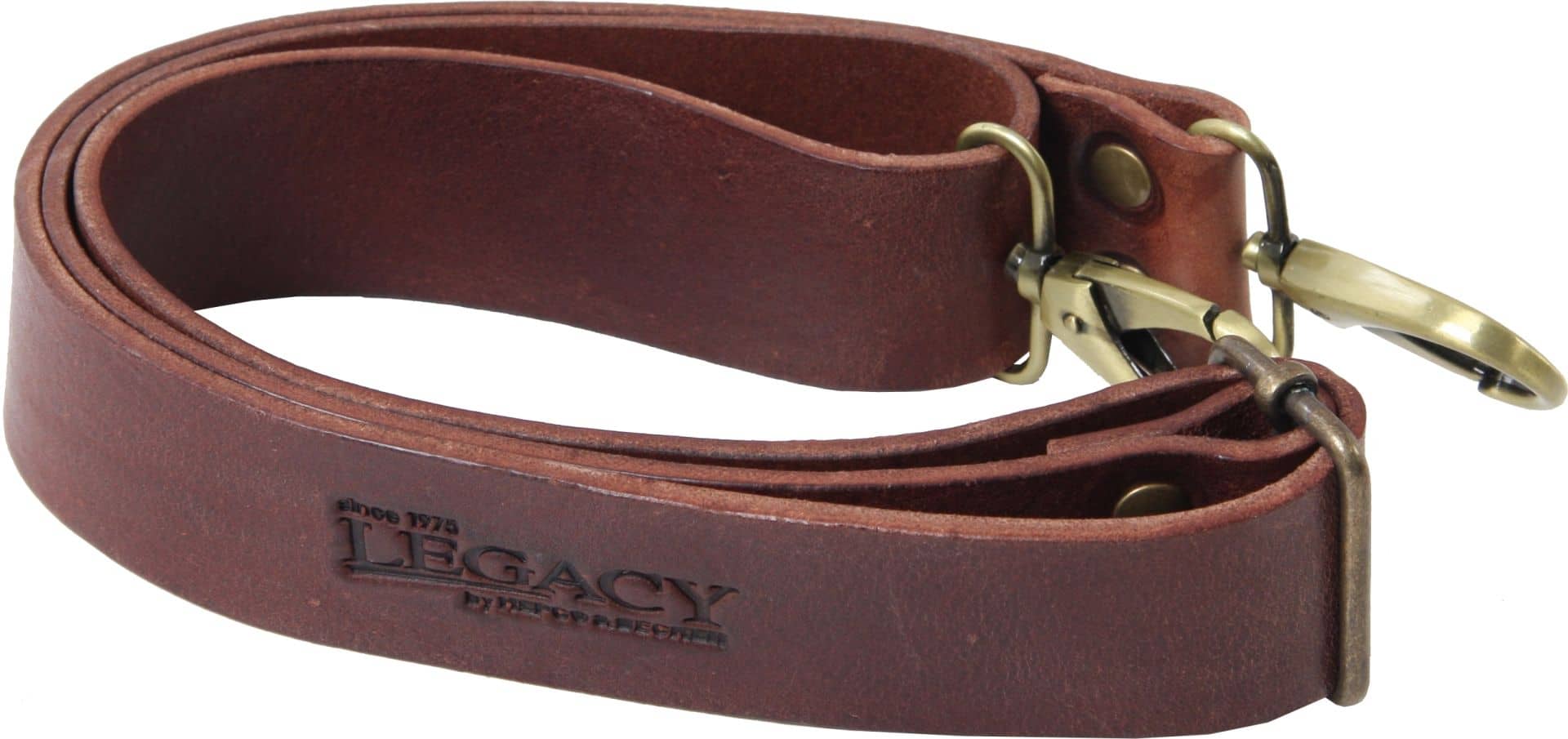 Legacy schouderriem leer bruin Hepco & Becker