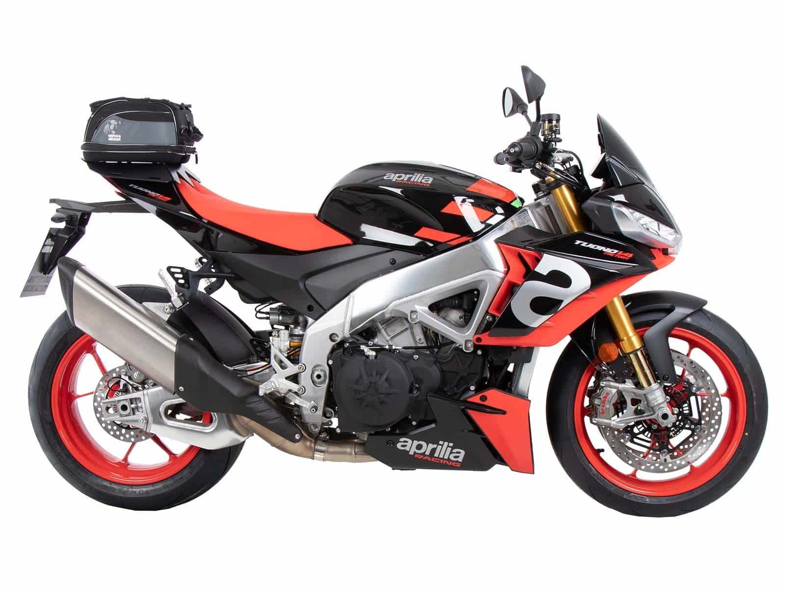 Sportrek vast zwart voor Aprilia Tuono V4 Factory /RSV 4 /RSV 4 Factory (21-24)