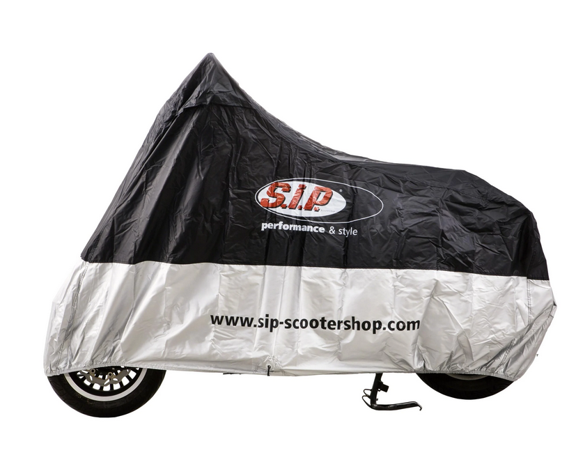 Inklapbare garage-buitenscooter, maat M-L, zwart/zilver