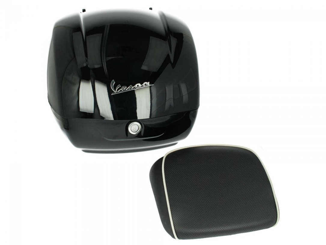 Originele topkoffer voor Vespa GTS - 90 Zwart glans 094 36L My 19
