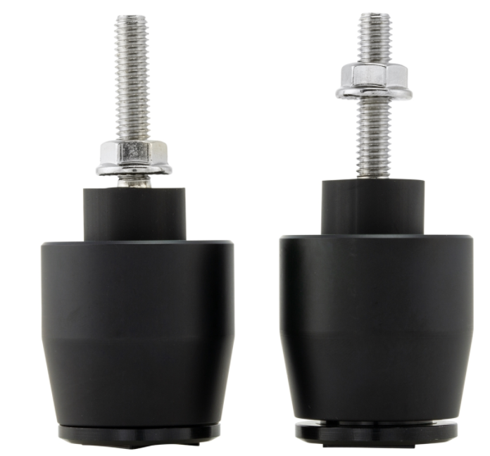 Stuurbalans gewichten links/rechts voor Vespa Primavera/Sprint/ET/LX/LXV/S, mat zwart
