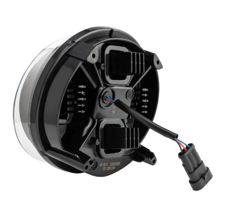 Koplamp ZELIONI Black Edition LED voor Vespa GTS/GTS Super HPE 125-300 (19-22), zwart